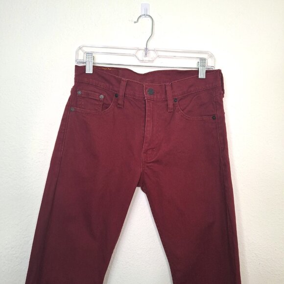 Levis 513 Mens Slim Straight Pants Jeans Sz 29 X 30 5 Pocket Open Brown Western - Picture 4 of 15